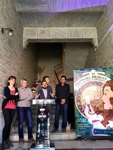 Ajuntament d´Amposta > Comunicació > La novena edició de la Festa del Mercat, dedicada a l’arribada de la llum, ja té cartell